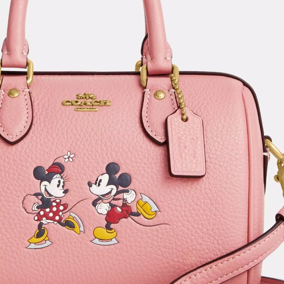 Disney X Coach Mini Rowan Crossbody With Ice Skate Motif - Picture 3 of 5